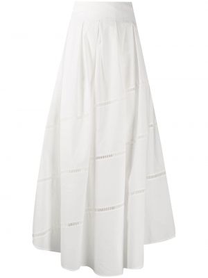 Falda larga Brunello Cucinelli blanco
