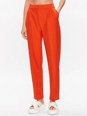 Pantaloni Samsoe Samsoe arancione