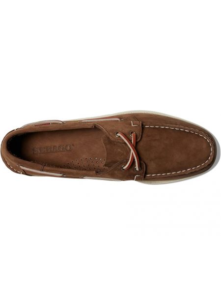 Туфли из нубука Sebago коричневые