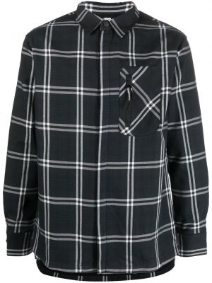Flanel srajca s karirastim vzorcem Rossignol črna