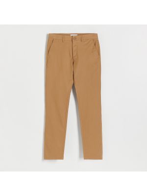 Pantaloni chino slim fit Reserved maro