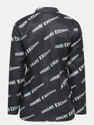 Блузка Armani Exchange черная