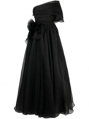 Drapované večerní šaty Ana Radu černé