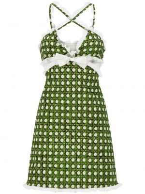 Sukienka z kokardką w grochy Giambattista Valli