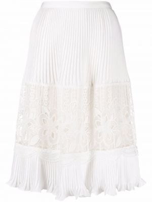 Falda de encaje See By Chloé blanco