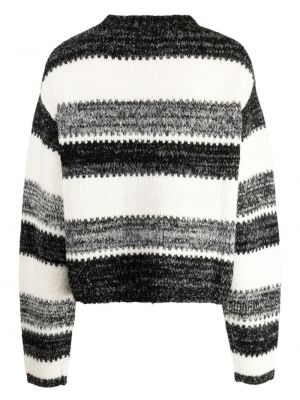 Gestreifter woll pullover mit print Tout A Coup