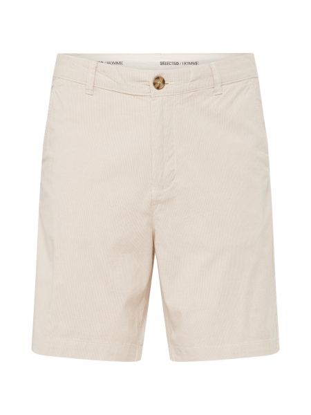 Pantalon chino Selected Homme beige
