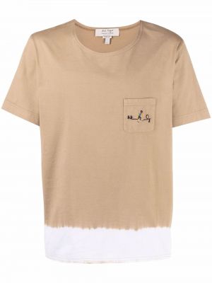 Brodert t-skjorte Nick Fouquet brun