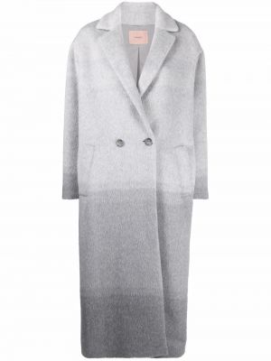 Manteau à motif dégradé Twinset gris