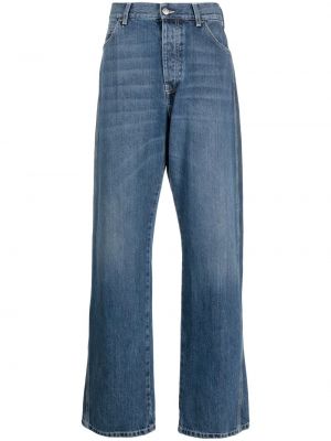 Straight leg jeans baggy Alexander Mcqueen blu