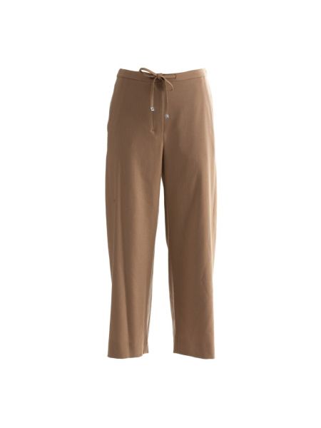 Spodnie Max Mara - Brązowy