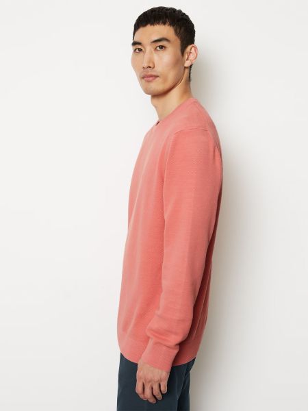Бавовняний светр Marc O'polo рожевий