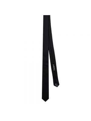 Corbata con bordado de seda Dolce & Gabbana negro