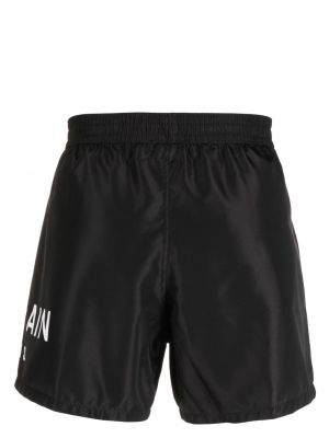 Shorts mit print Balmain schwarz