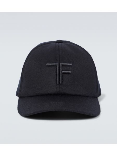 Kashmir broderet cap Tom Ford sort