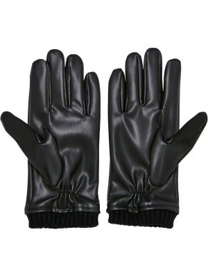Kožené rukavice Urban Classics Accessoires čierna
