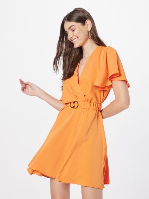 Košeľové šaty Ax Paris oranžová