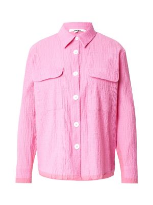 Voľná priliehavá košeľa Koton ružová