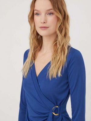 Bluzka Lauren Ralph Lauren niebieska