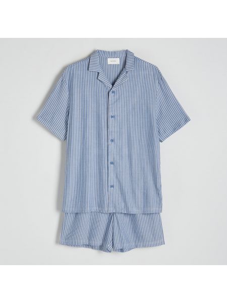 Viskózové pyžamo Reserved modrá