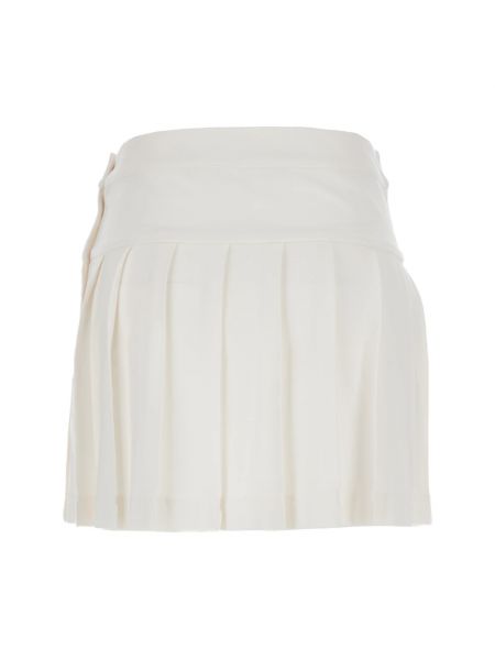Mini falda Palm Angels blanco