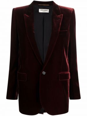 Samt blazer Saint Laurent