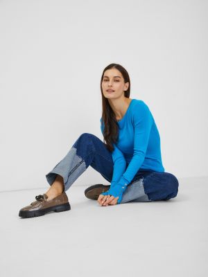 Długi sweter Orsay niebieski