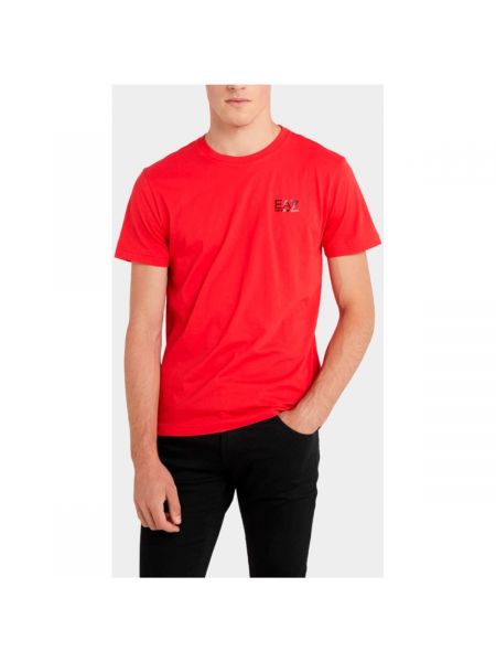 Koszulka z krótkim rękawem Emporio Armani Ea7 czerwona