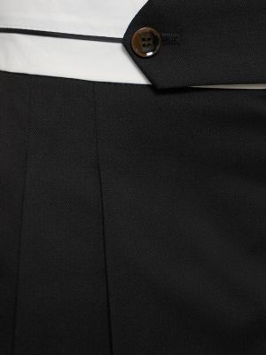 Viskózové mini sukně The Garment černé
