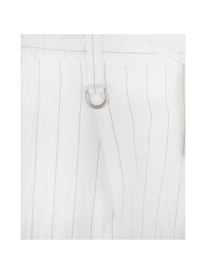 Pantalones rectos Paolo Pecora blanco