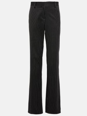 Pantalon droit taille basse en laine Magda Butrym