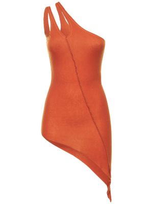 Mini šaty Sami Miro Vintage - oranžová