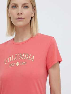 Koszulka Columbia czerwona