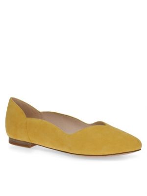 Balerina cipők Caprice sárga