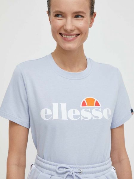 Pamučna majica Ellesse plava