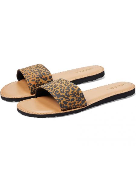 Сандалии Volcom Simple Slide Sandals, Cheetah 1