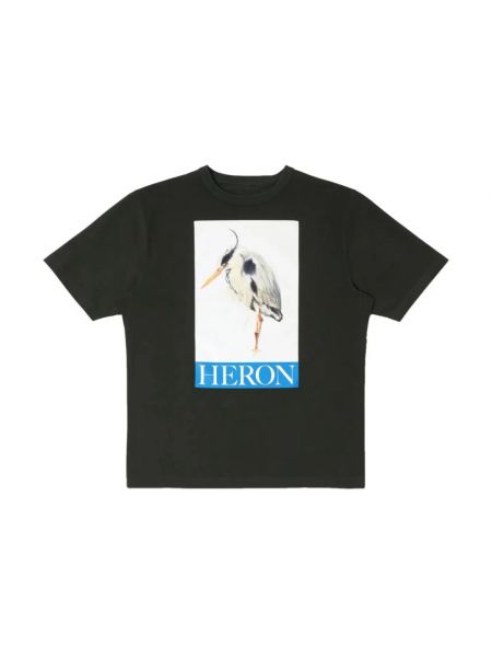 Czarna koszulka Heron Preston