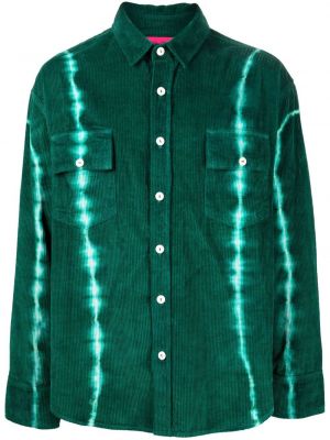 Риза с принт с tie-dye ефект The Elder Statesman зелено