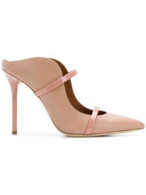 Slip-on полуотворени обувки Malone Souliers розово