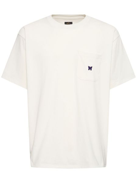 Camiseta de tela jersey Needles blanco