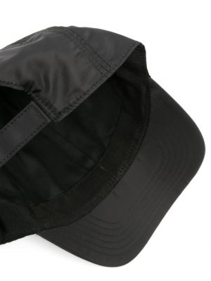 Haftowana czapka z daszkiem Twinset czarna