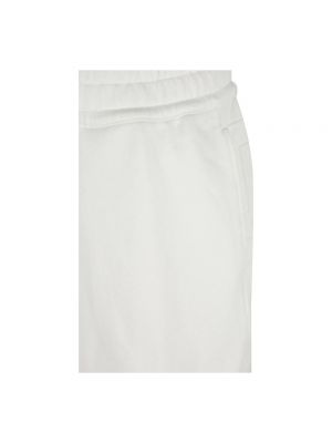 Pantalones cortos de algodón Burberry blanco