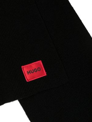 Echarpe en tricot Hugo noir