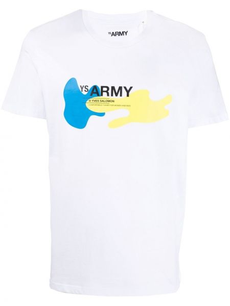 Camicia Yves Salomon - Army, bianco