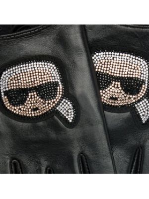 Чорні рукавички Karl Lagerfeld