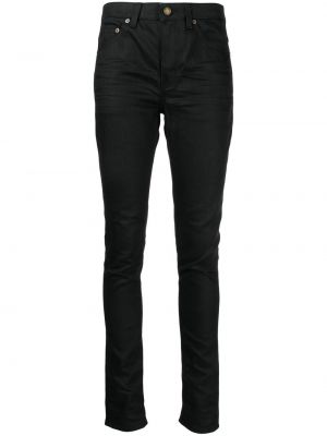 Skinny fit džinsai Saint Laurent juoda