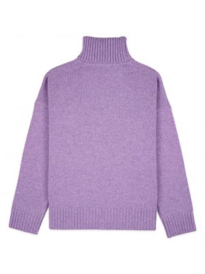 Vilnonis megztinis Sporty & Rich violetinė