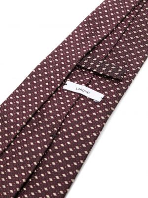 Jacquard seiden krawatte Lardini