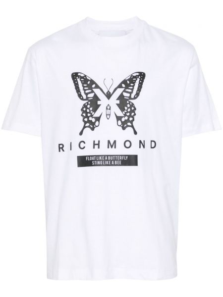 T-shirt John Richmond hvid