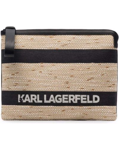 Bolso clutch Karl Lagerfeld negro